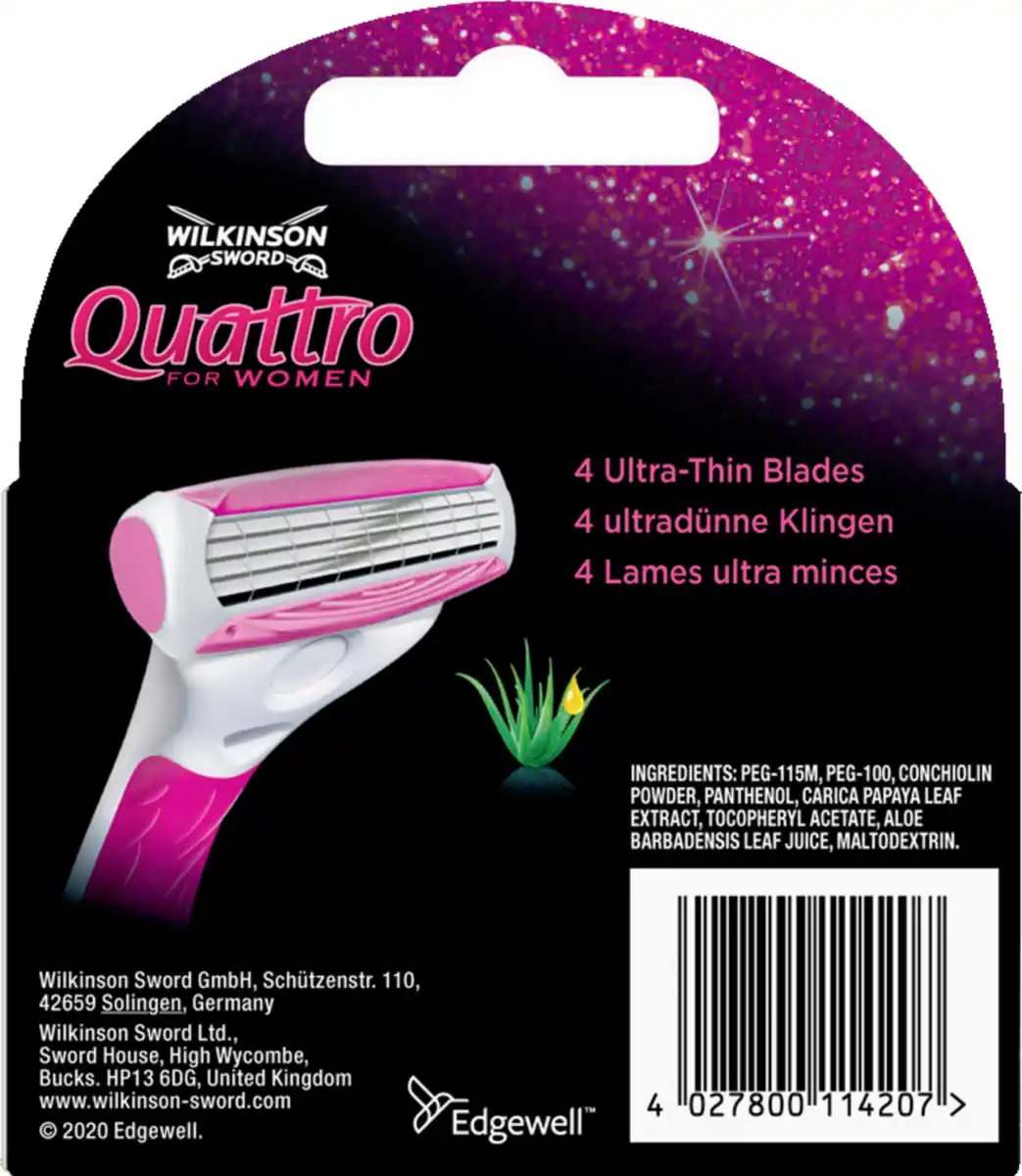 Bild 2 von Wilkinson Sword Quattro for Women Rasierklingen