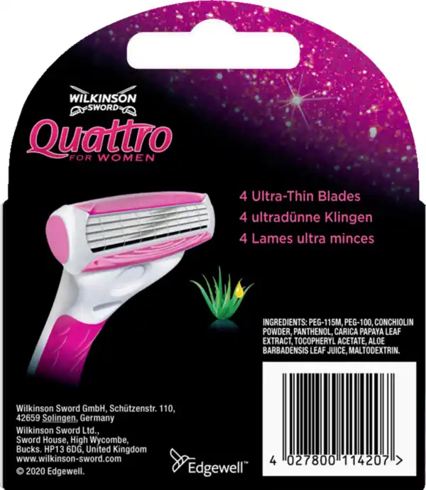 Bild 2 von Wilkinson Sword Quattro for Women Rasierklingen