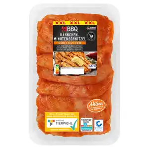 BBQ Hähnchen Minutenschnitzel mariniert 800 g