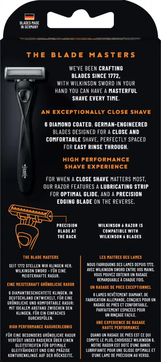 Bild 4 von Wilkinson Sword 6 High-Performance Rasierer
