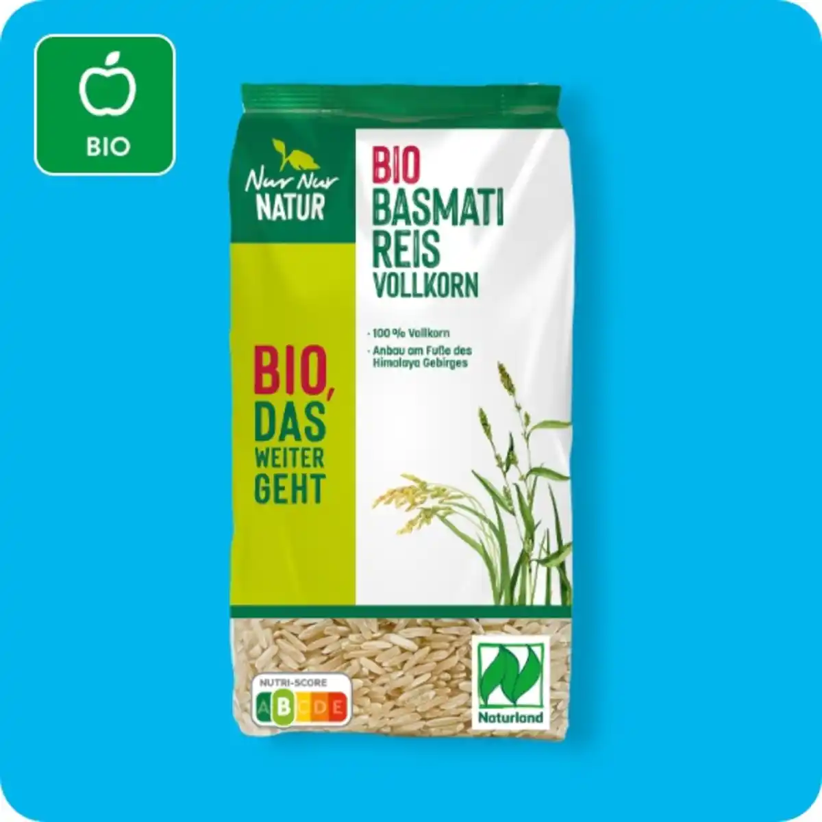 Bild 1 von NUR NUR NATUR Bio-Vollkorn-Basmatireis