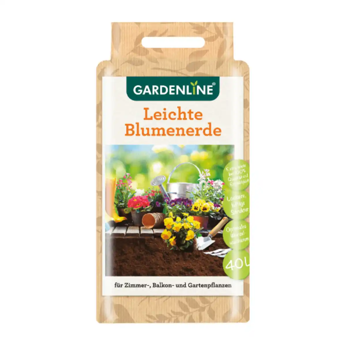 Bild 1 von GARDENLINE Leichte Blumenerde 40L