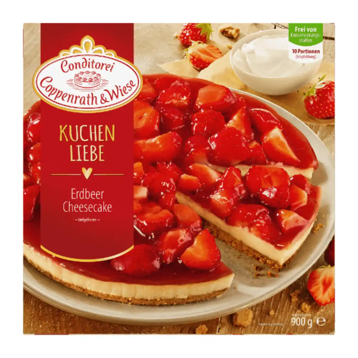 Bild 1 von COPPENRATH & WIESE Kuchenliebe Erdbeer-Cheesecake 900g