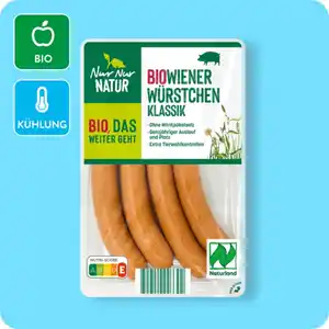 NUR NUR NATUR Bio-Wiener Würstchen