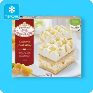 CONDITOREI COPPENRATH & WIESE Cafeteria fein & sahnig, Käse-Sahne-Mandarine