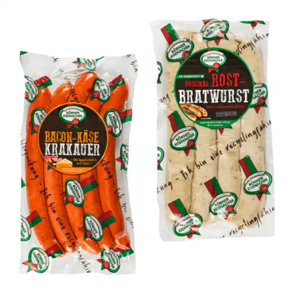 Bild 1 von BÖRNER EISENACHER Rostbratwurst / Krakauer