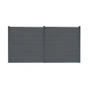 WPC Sichtschutzzaun Callado Premium - 2x Element + 3x Pfosten 185x 180