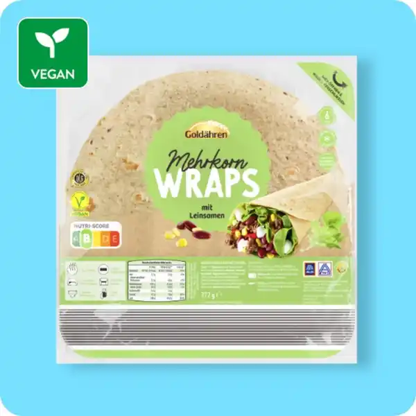 Bild 1 von GOLDÄHREN Wraps, Verschiedene Sorten