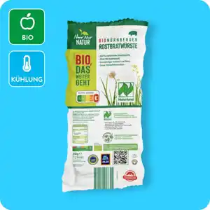 NUR NUR NATUR Bio-Nürnberger-Rostbratwürste, 12 Stück