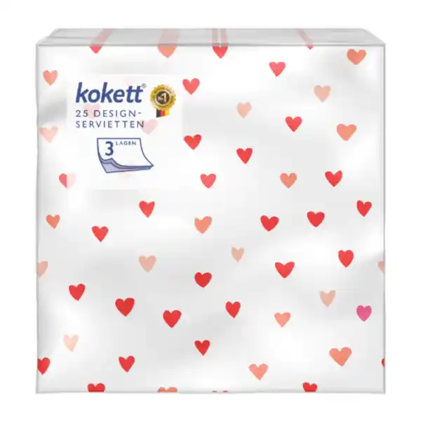 Bild 2 von KOKETT Partyservietten