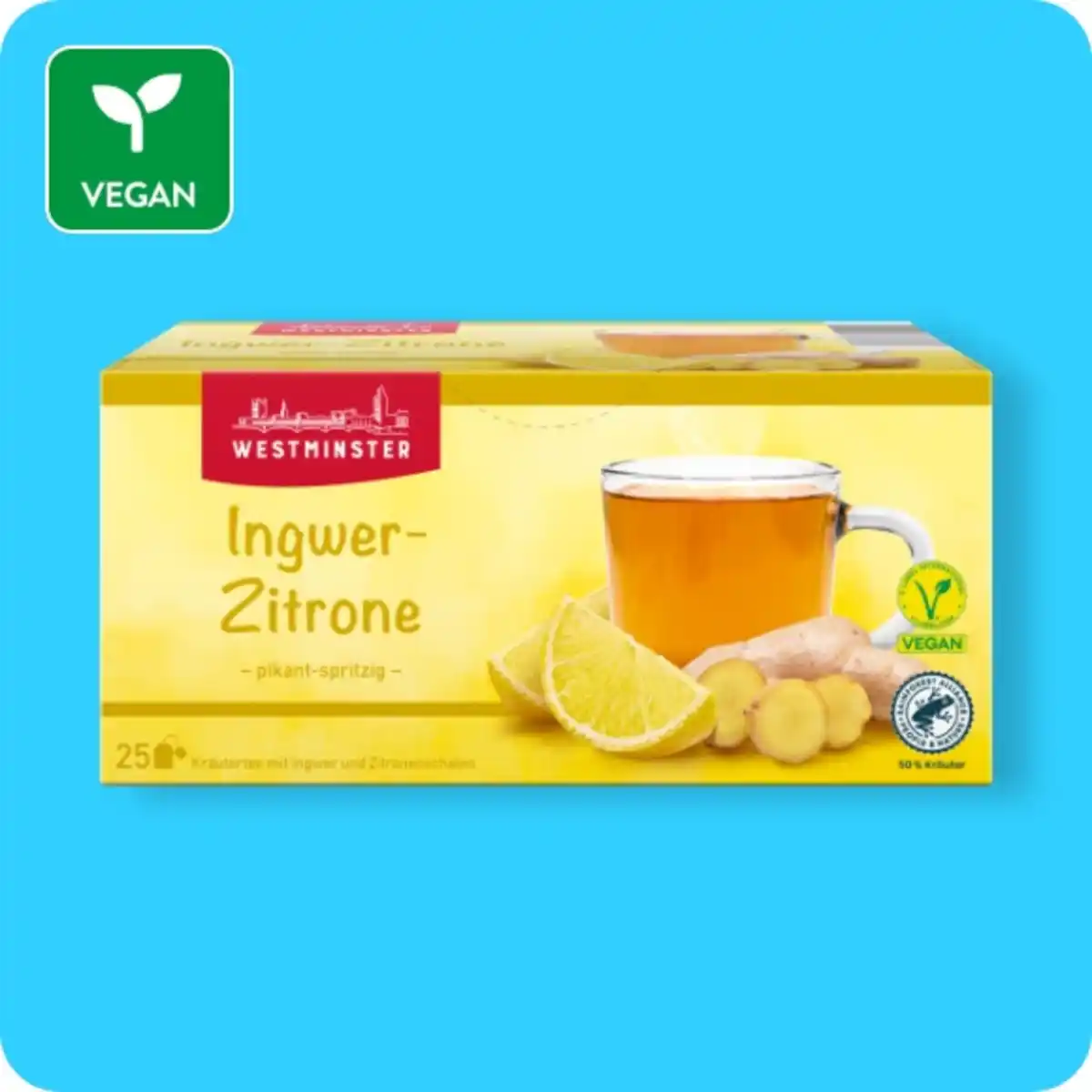 Bild 1 von WESTMINSTER Ingwertee, Ingwer-Zitrone