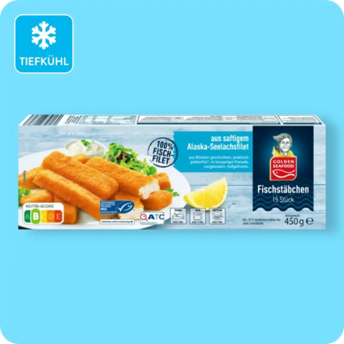 Bild 1 von GODLEN SEAFOOD Fischstäbchen