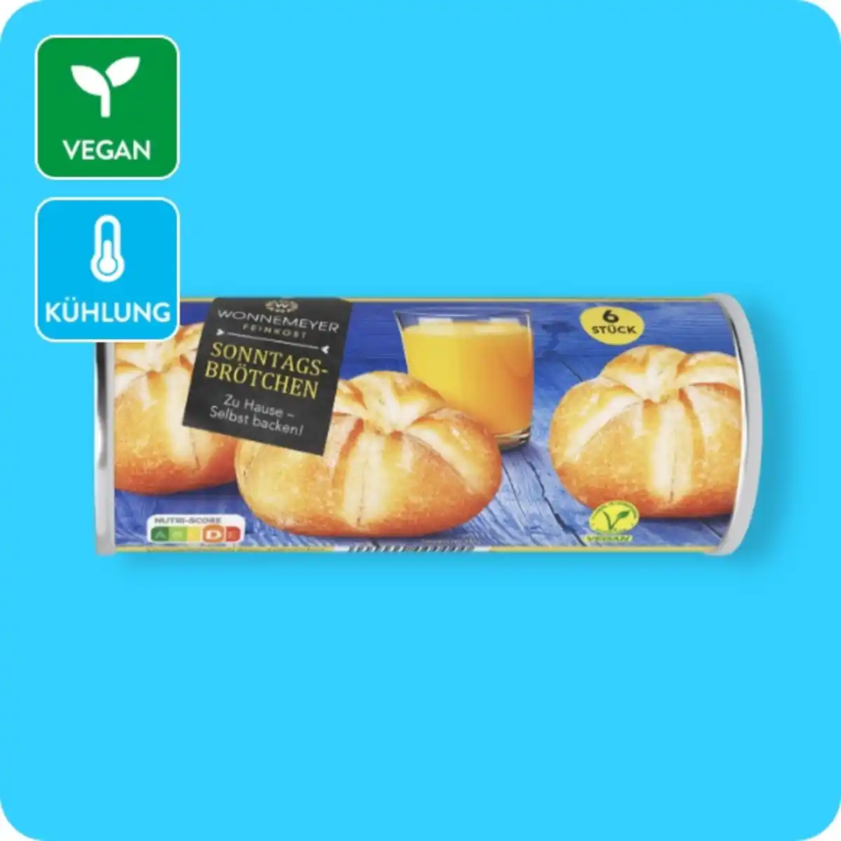 Bild 1 von WONNEMEYER Frühstücksbackwaren, Sonntagsbrötchen