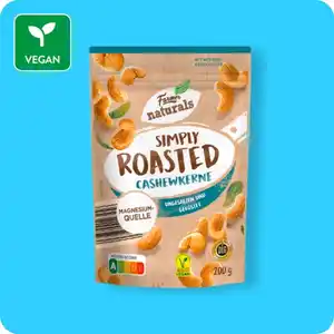 FARMER NATURALS Geröstete Nüsse, Cashewkerne oder Nussmischung