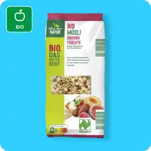 NUR NUR NATUR Bio-Müsli, Verschiedene Sorten