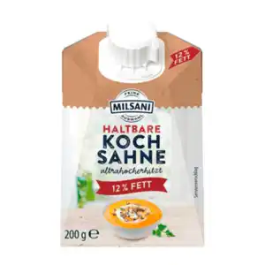 MILSANI Haltbare Kochsahne 200g