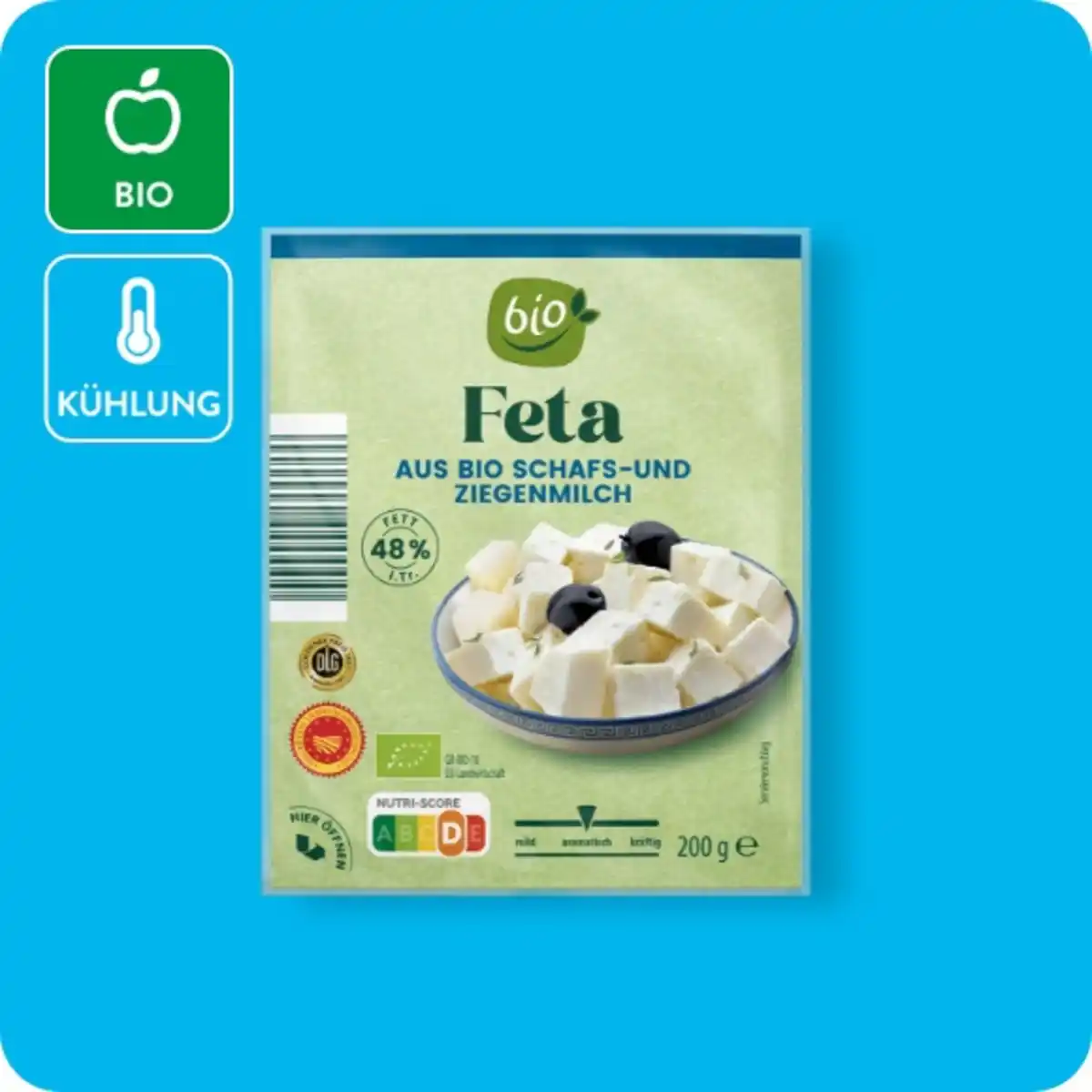 Bild 1 von BIO Bio-Feta⁶, Aus Bio-Schafsmilch und -Ziegenmilch