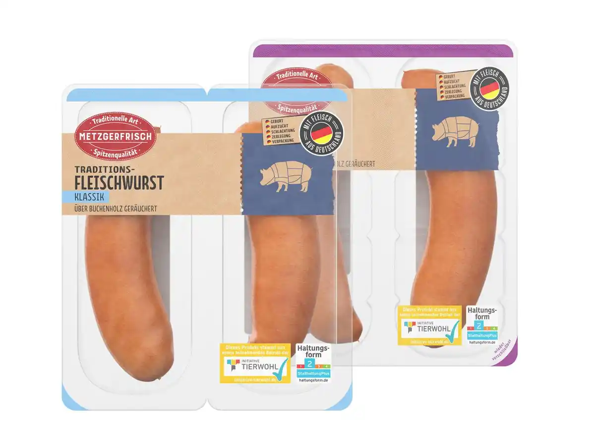 Bild 1 von Metzgerfrisch Traditions-Fleischwurst