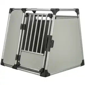 Transportbox, XL, 91 x 85 x 89 cm, hellgrau/silber