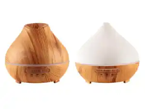 SILVERCREST® Ultraschall Aroma Diffuser, in dekorativem Holz-Design