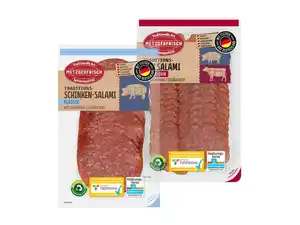 Metzgerfrisch Traditionsrohwurst,  100 g