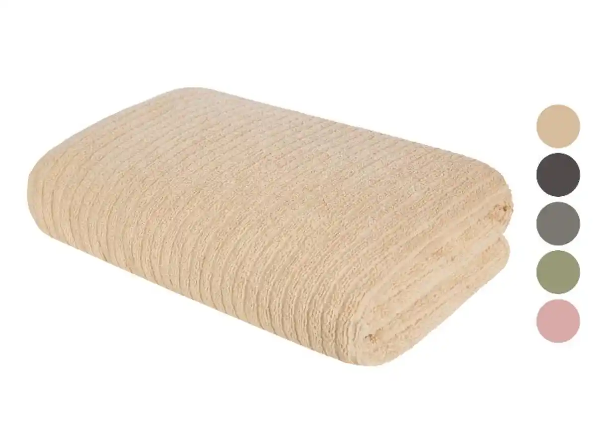 Bild 1 von LIVARNO home Frottier-Duschtuch, aus reiner Baumwolle