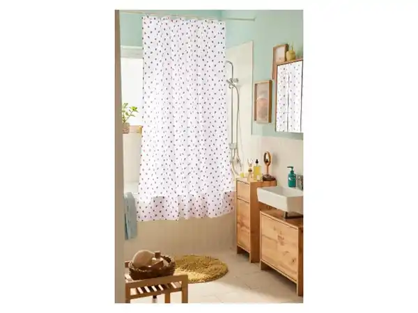 Bild 2 von LIVARNO home Duschvorhang, mit fruchtigen Motiven