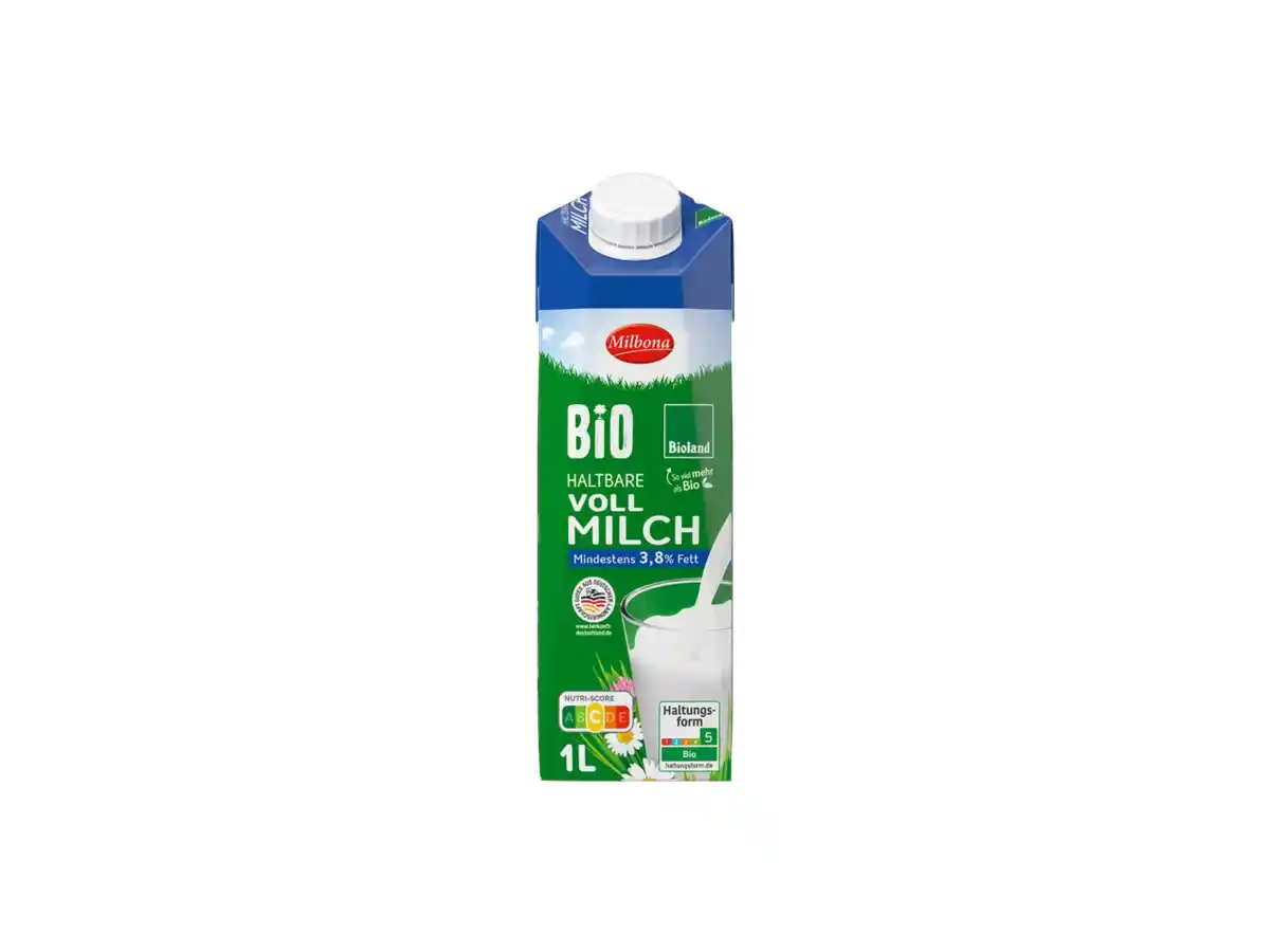 Bild 1 von Bioland Haltbare Vollmilch,  1 l