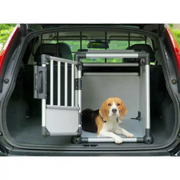 Bild 2 von Transportbox, M, 53x61x74 cm, hellgrau/silber