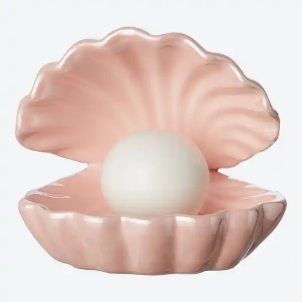 Bild 4 von LED-Muschel aus Keramik, ca. 15,5x14,5x14,5cm