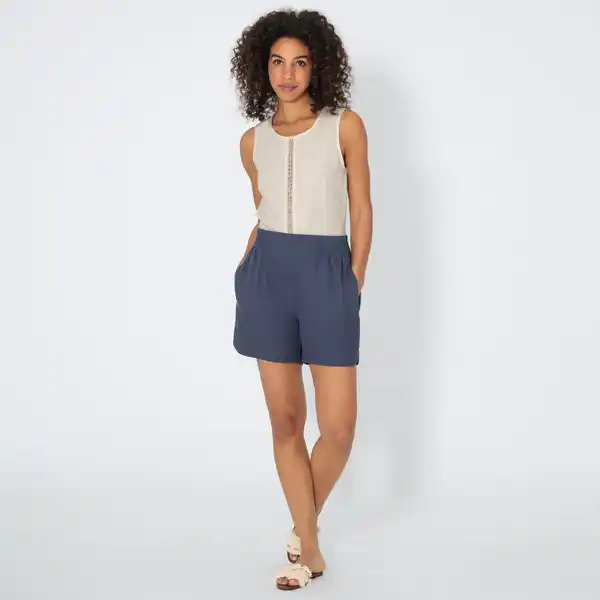 Bild 1 von Damen-Shorts aus Leinenmix