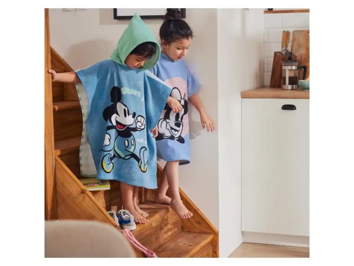 Bild 2 von Kinder Poncho, aus reiner Baumwolle