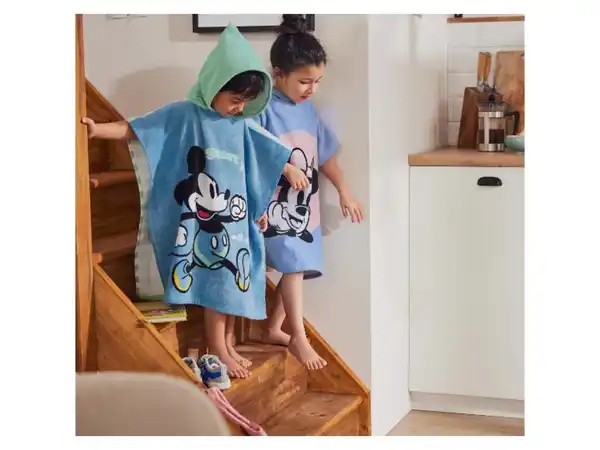 Bild 2 von Kinder Poncho, aus reiner Baumwolle
