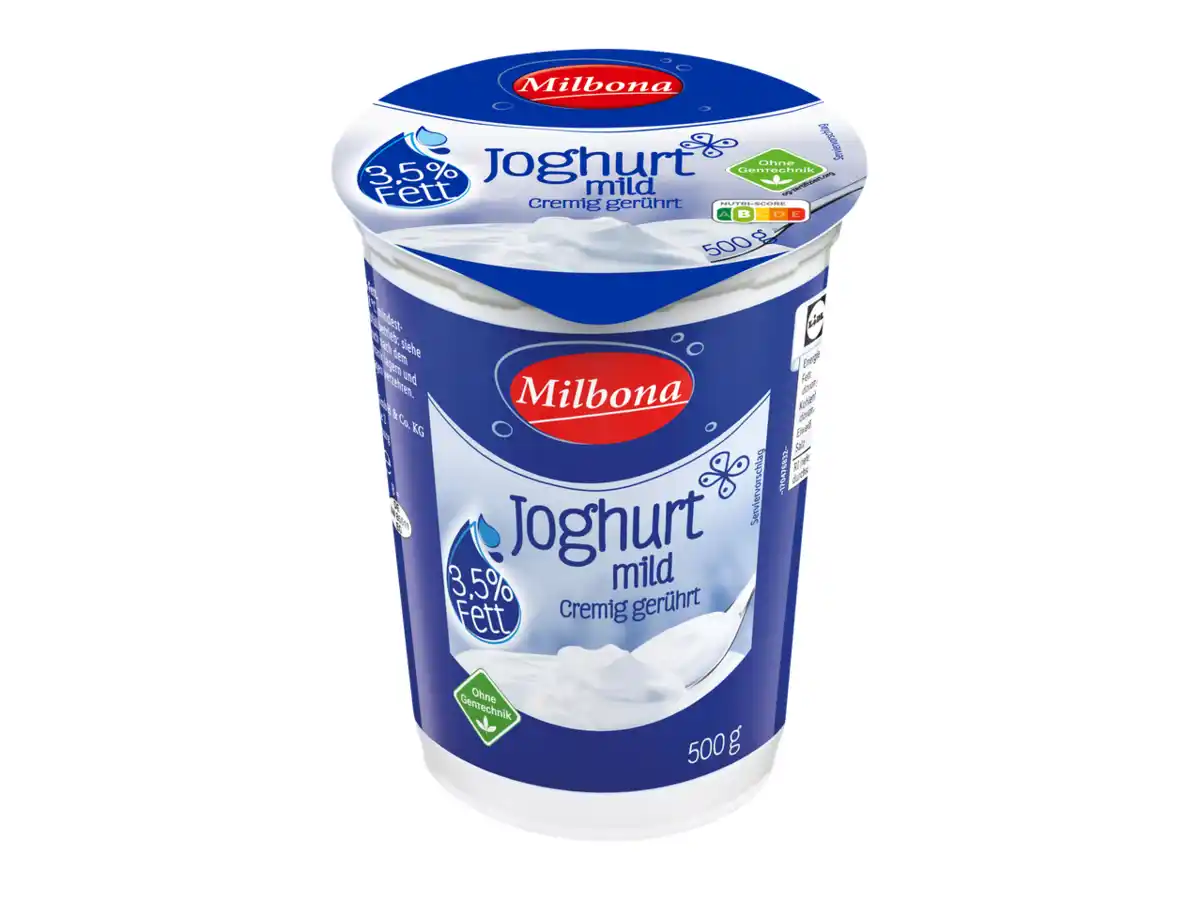Bild 1 von Milbona Joghurt, mild,  500 g