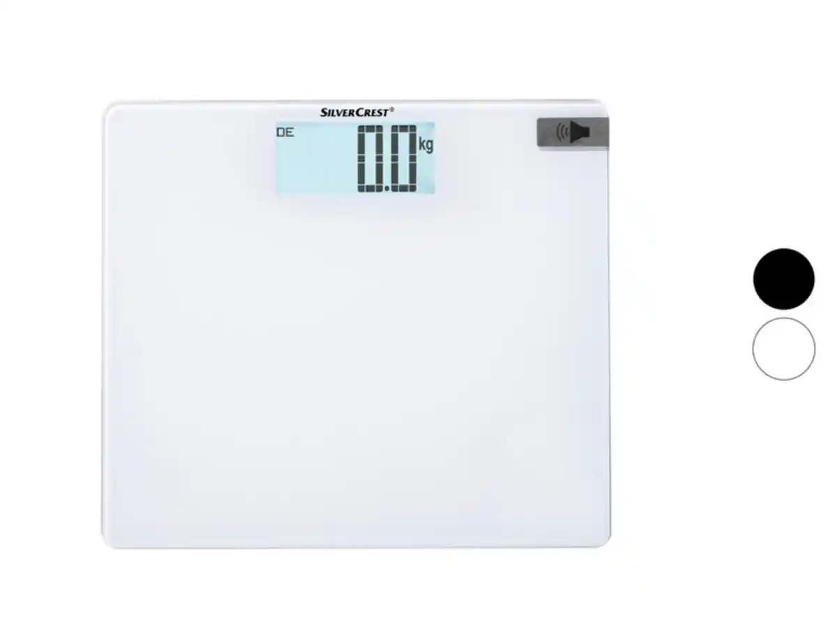 Bild 1 von SILVERCREST® PERSONAL CARE Personenwaage Glas sprechend »SPWS 180 F2«