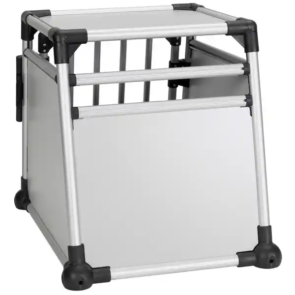 Bild 2 von Transportbox, M-L, 60x65x86 cm, hellgrau/silber