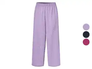 esmara® Damen Wide-Leg Hose, Knöchellänge