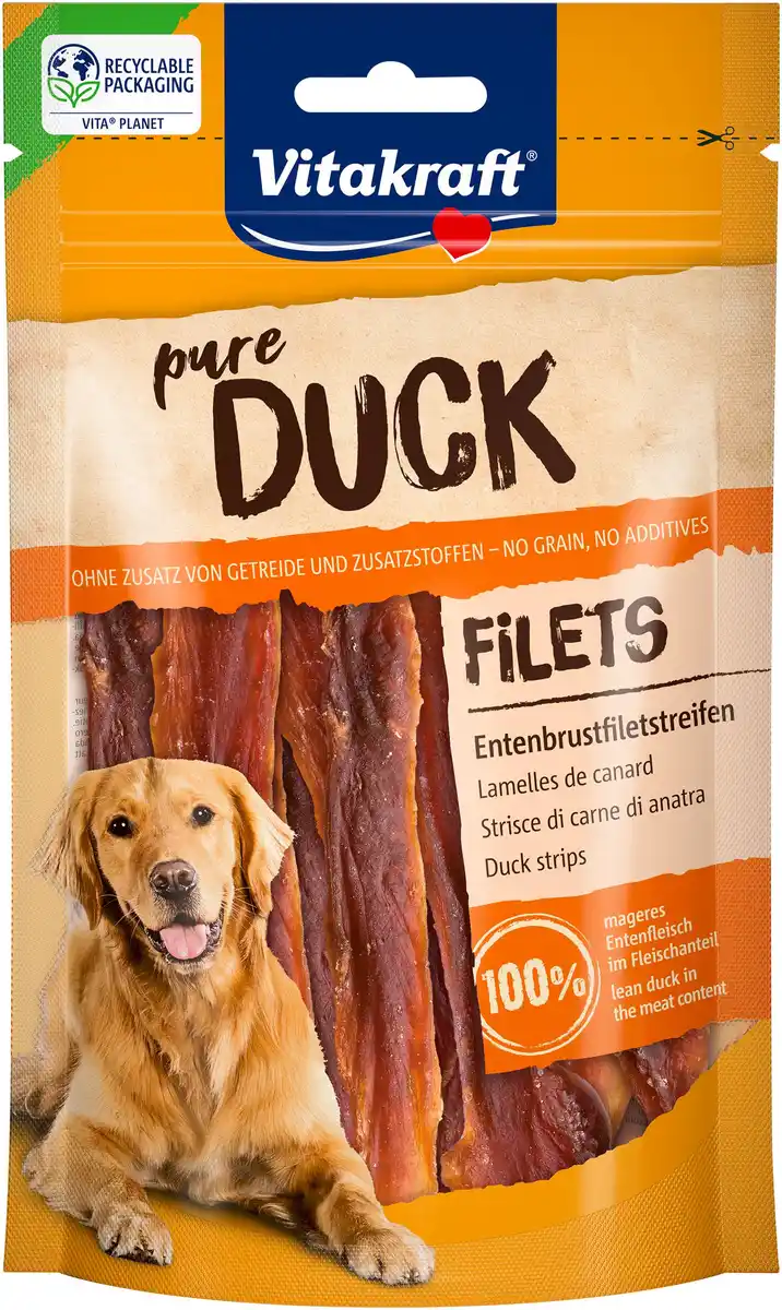 Bild 1 von Vitakraft DUCK Entenfleischstreifen 80 g