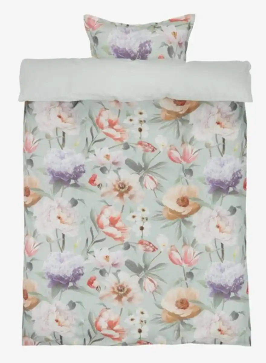 Bild 1 von Satin-Bettwäsche ERNA 135x200 grün