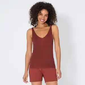 Damen-Stricktop mit Lurex-Effektgarn