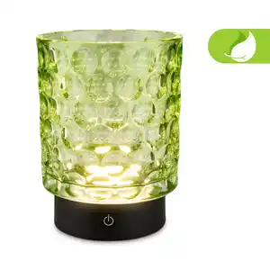 Briloner LED Akku-Tischleuchte Sunora grün 15 cm warmweiß dimmbar