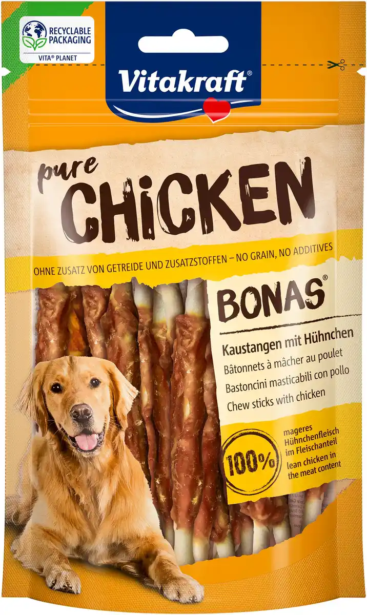 Bild 1 von Vitakraft CHICKEN Bonas® Kaustangen Huhn 80 g