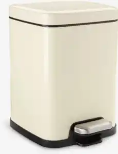 Treteimer HALLEN 5L mit Softclose cremefarben