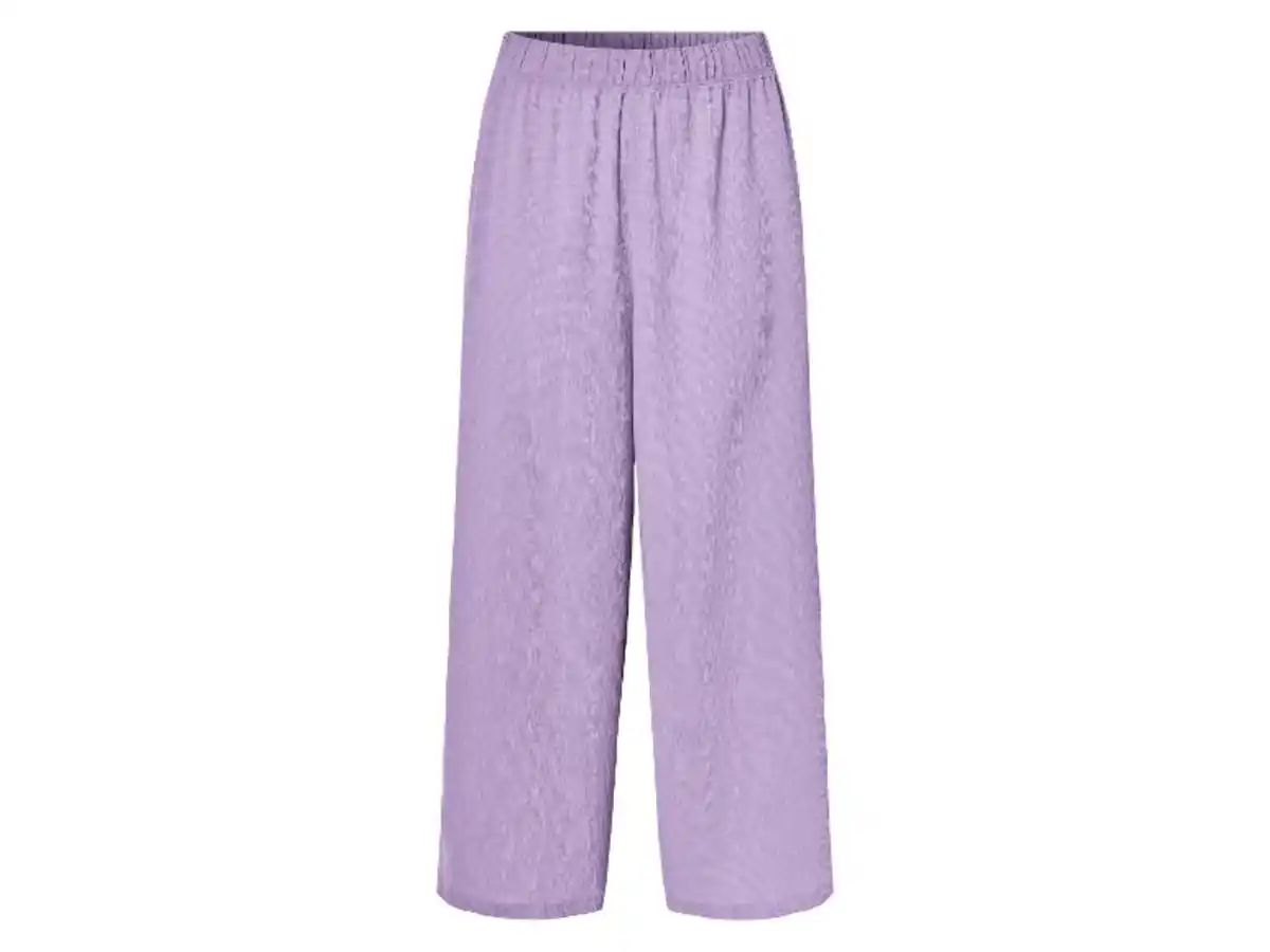 Bild 2 von esmara® Damen Wide-Leg Hose, Knöchellänge