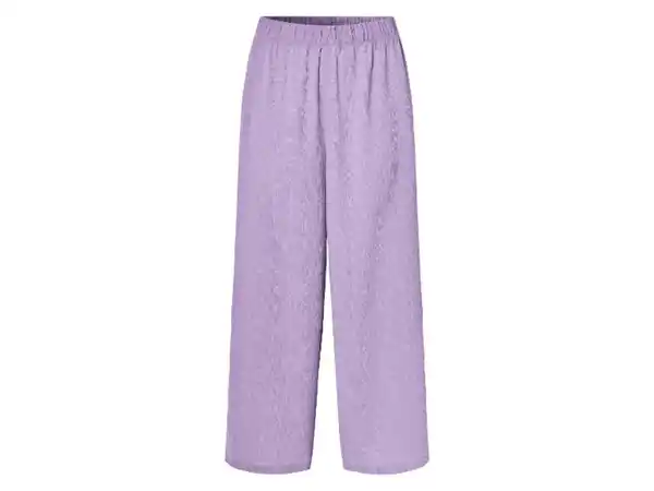 Bild 2 von esmara® Damen Wide-Leg Hose, Knöchellänge