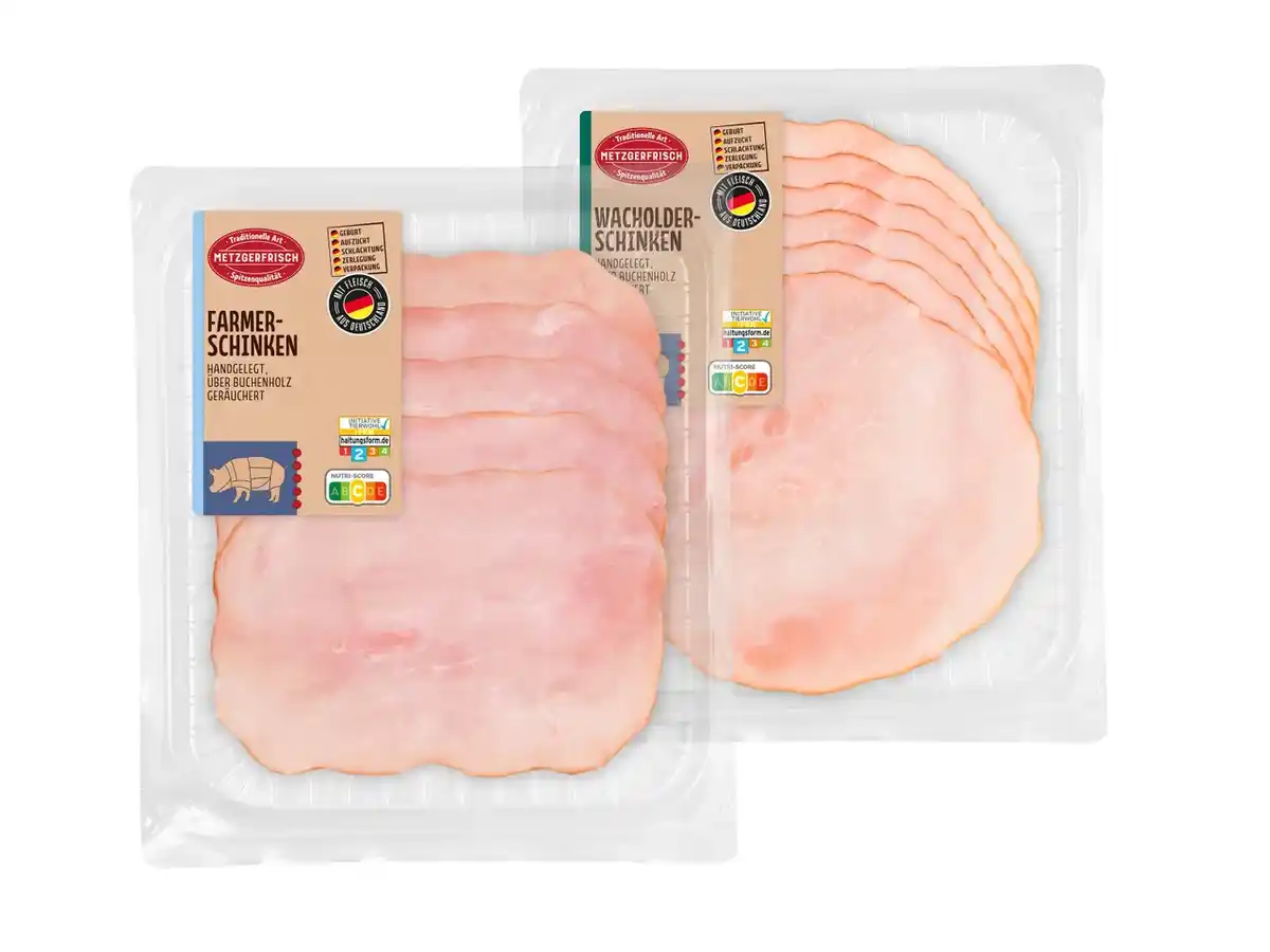 Bild 1 von Metzgerfrisch Farmer-/Wacholderschinken,  125 g