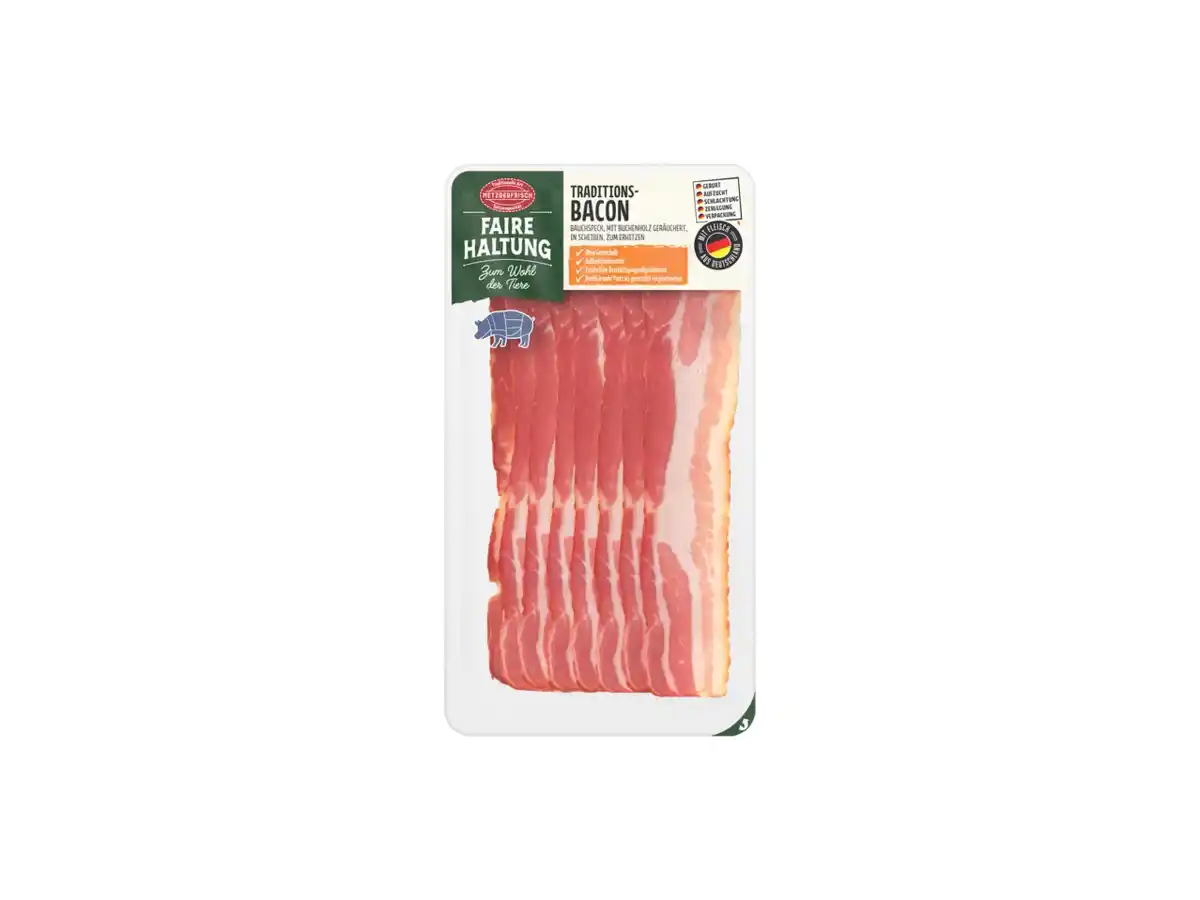 Bild 1 von Metzgerfrisch Traditions-Bacon,  80 g
