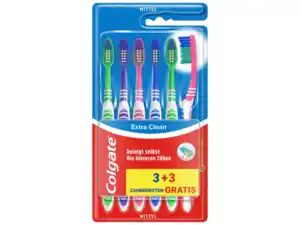 Colgate Extra Clean Zahnbürste mittel, 6 St