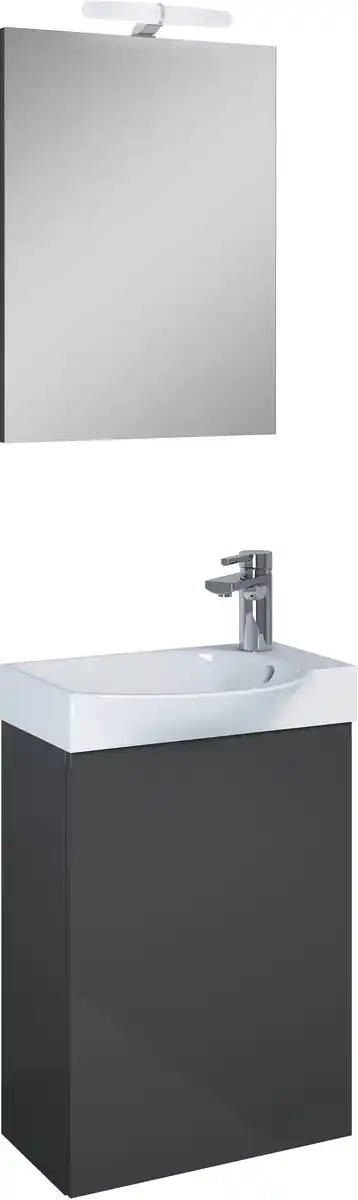 Bild 1 von Gäste WC Möbel Set Stuttgart anthrazit 45 cm