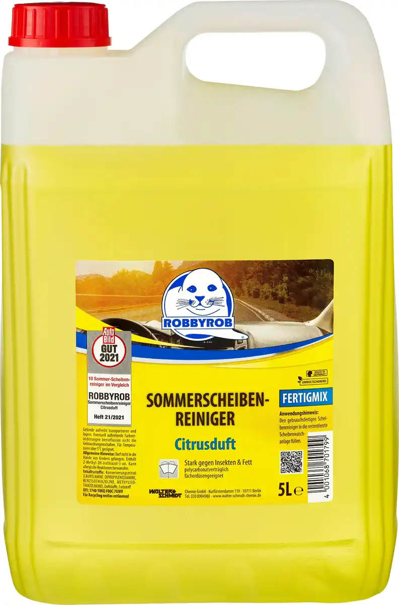 Bild 1 von Robbyrob Sommerscheibenreiniger Fertigmix Citrus 5 L